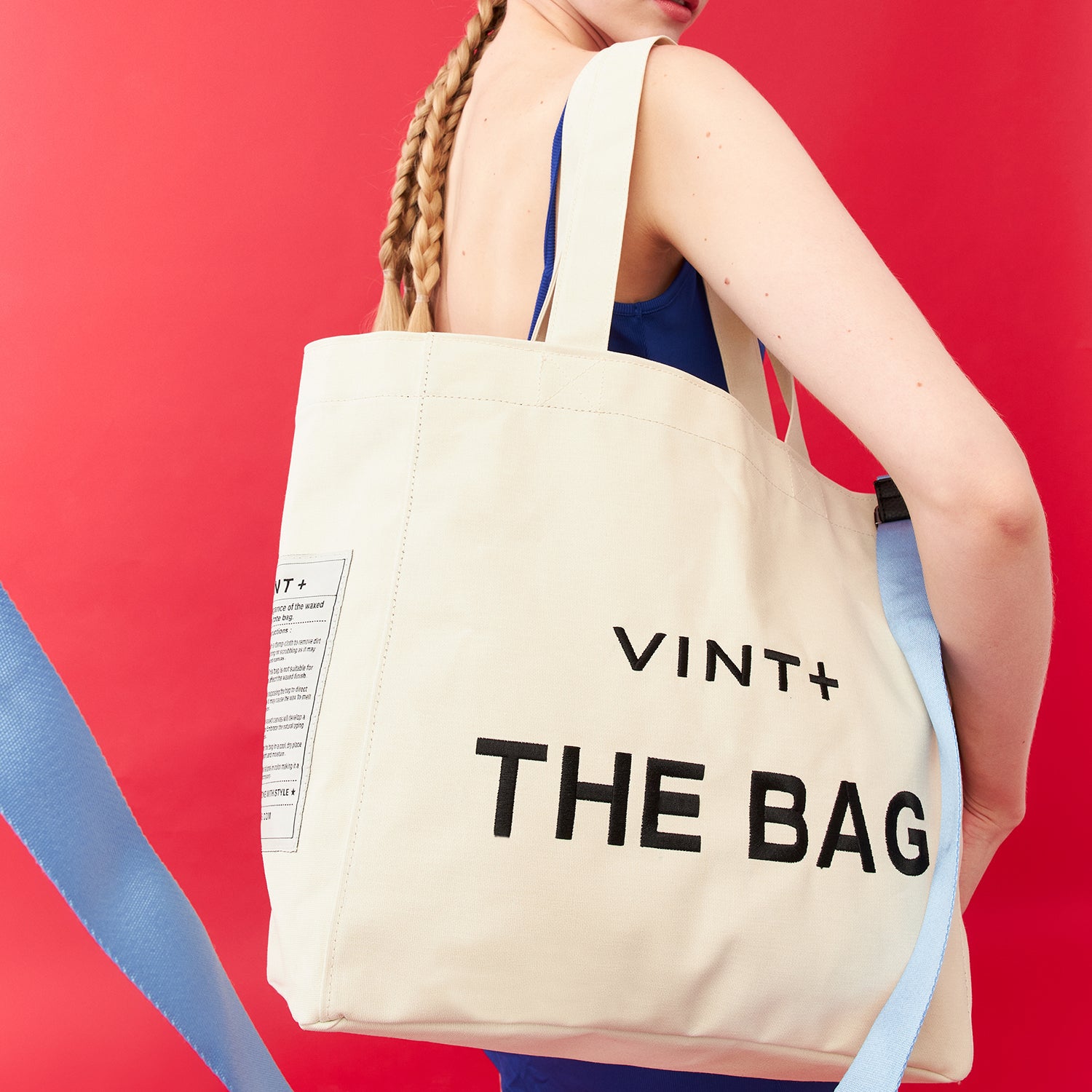 Big white tote bag best sale