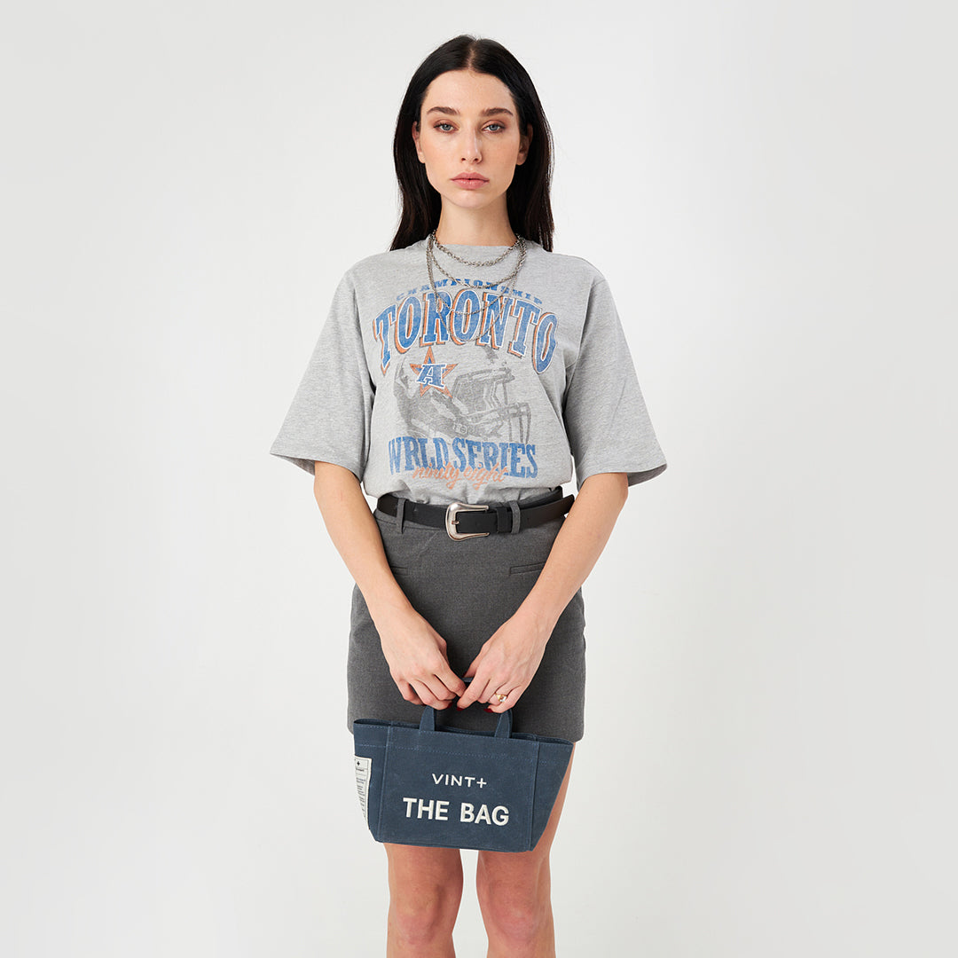 CANVAS BAG - MINI - DENIM BLUE